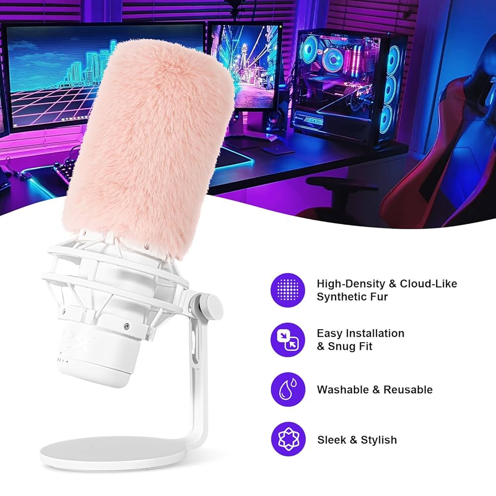 HyperX QuadCast (+専用マイクカバー) Amazon | HyperX QuadCast S用フォームウィンドスクリーン